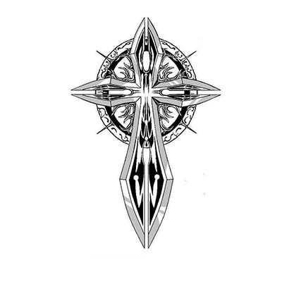 Christian of celtic crosses designs Fake Temporary Water Transfer Tattoo Stickers NO.10299